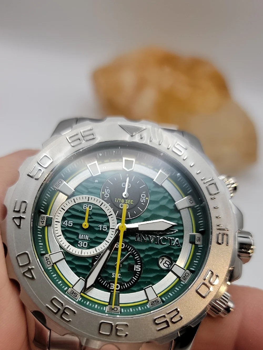 NWT Invicta Pro Diver - Men's Watch with New I-SIZE Technology 54mm 50245 Green